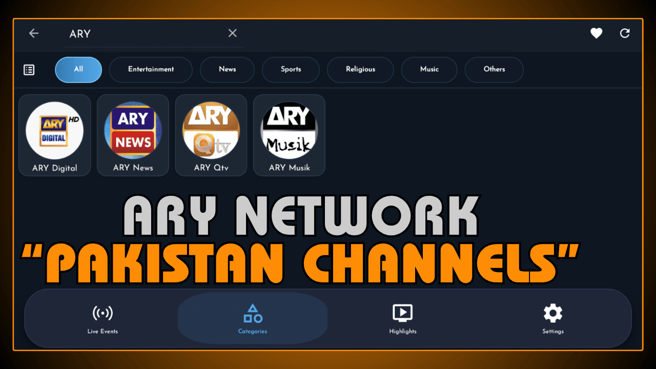 ARY Network Pakistan Channels