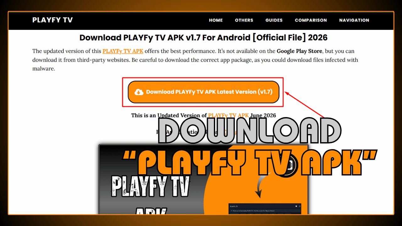 Download PLAYFy TV APK