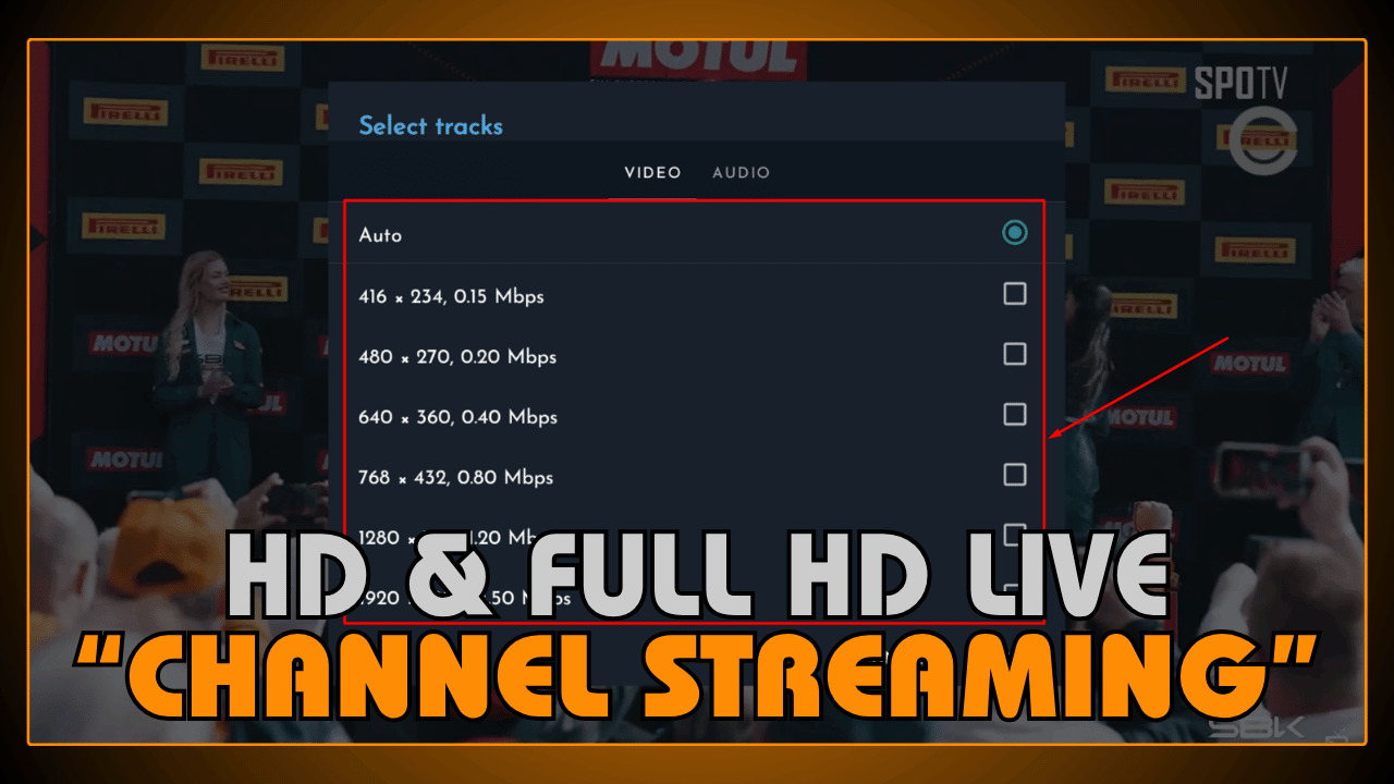 HD and Full HD Live Channel Streaming