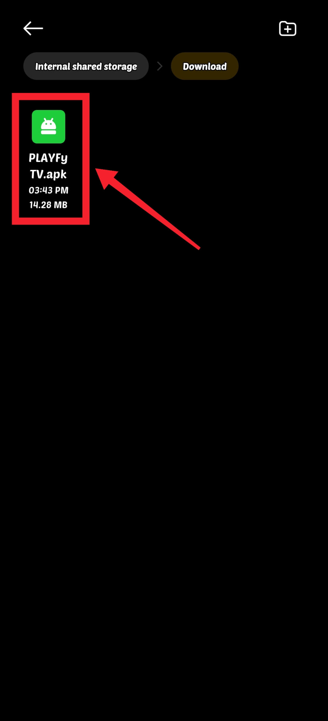 Locate Downloaded File