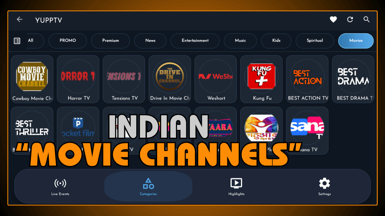 Indian Movie Channels