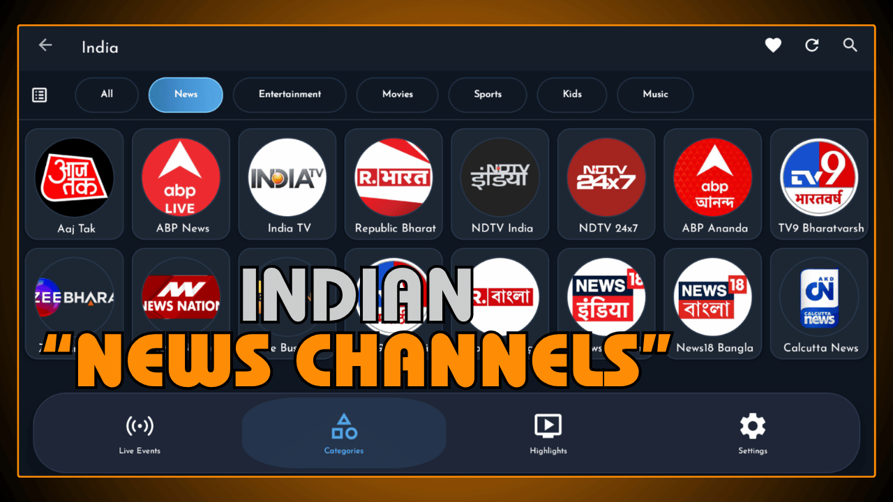 Indian News Channels