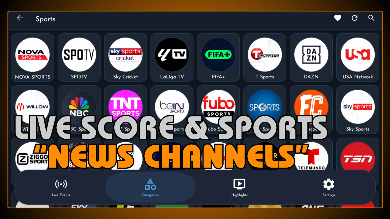 Live Sports News Channels