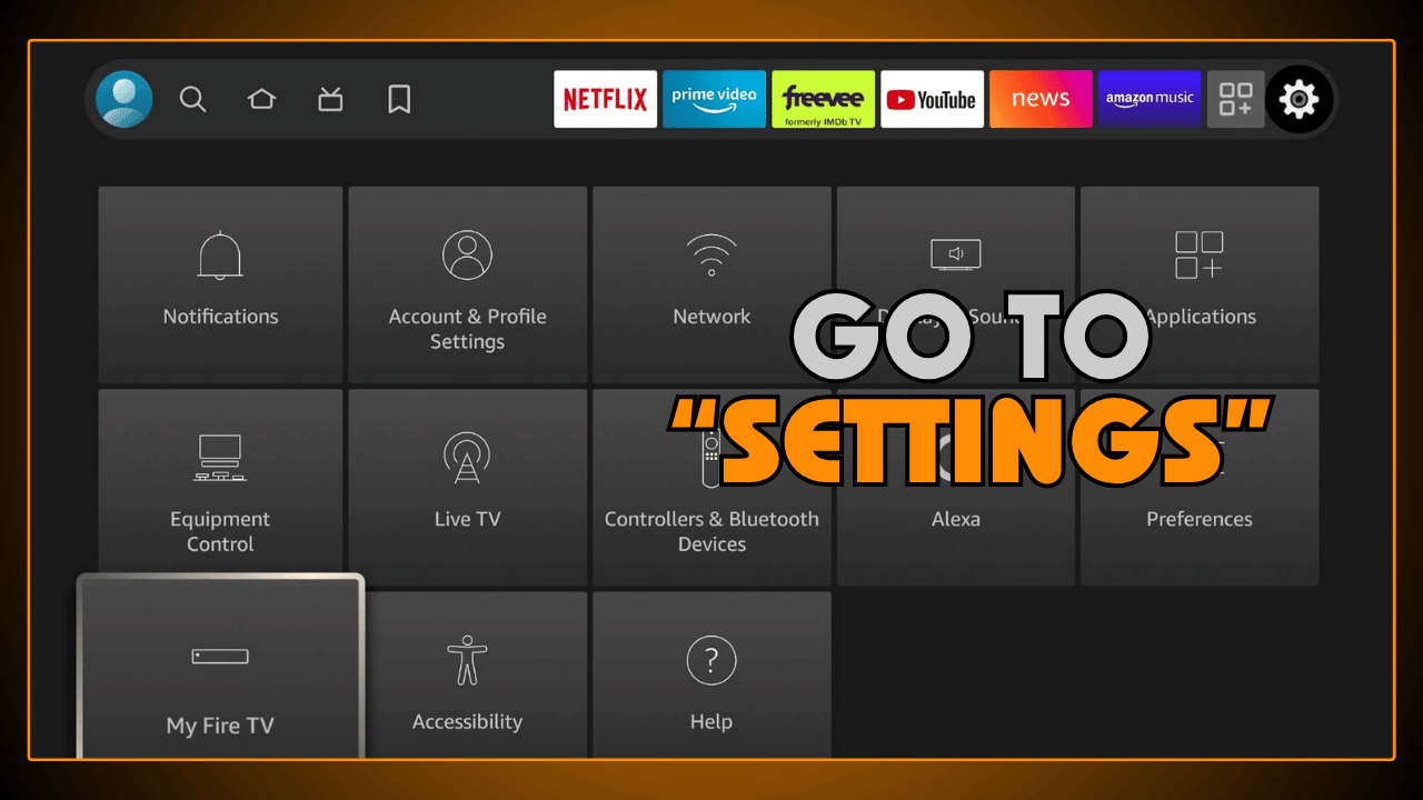 Go to Settings